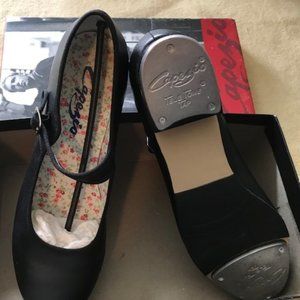 Capezio Womens Tap Shoes Leather Mary Janes